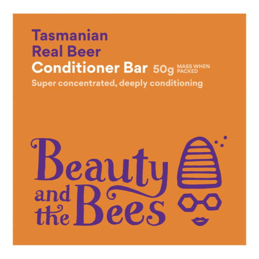 Beauty And The Bees Tasmanian Real Beer & Honey Conditioner Bar 50gm