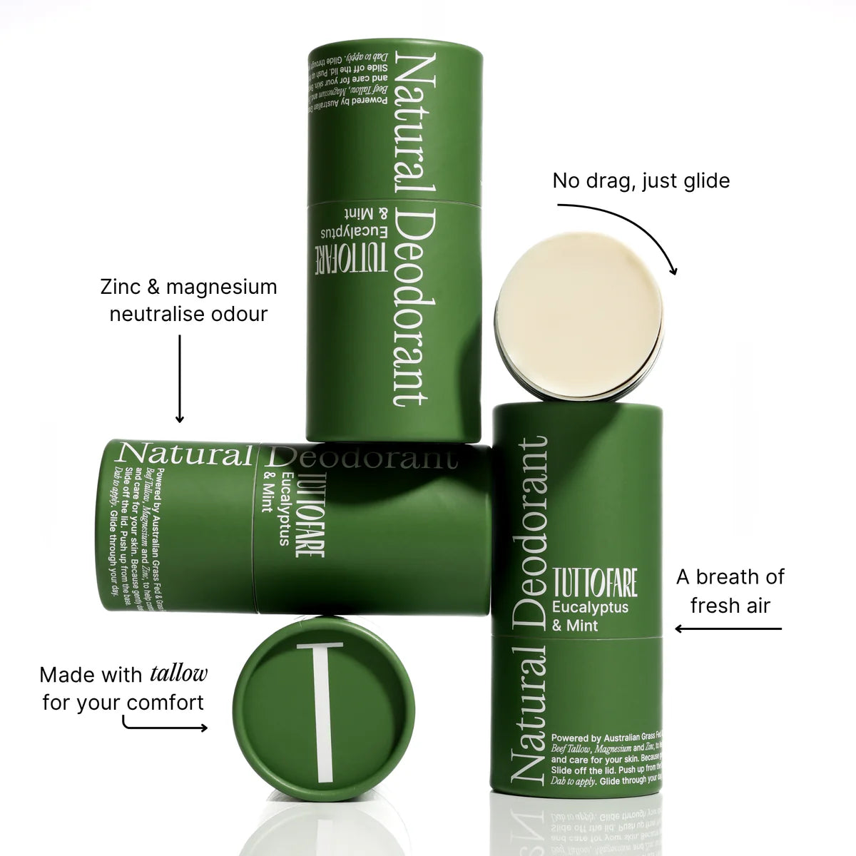 Tuttofare Eucalyptus & Mint Natural Deodorant