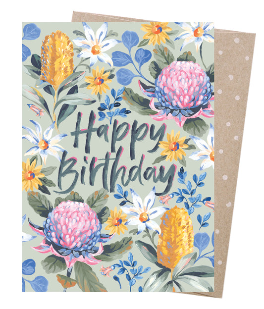 Earth Greetings Jayne Branchflower Birthday Bushwalk Greeting Card