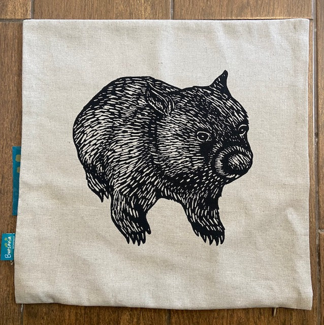 Bursaria Workshop Wombat Cushion Cover