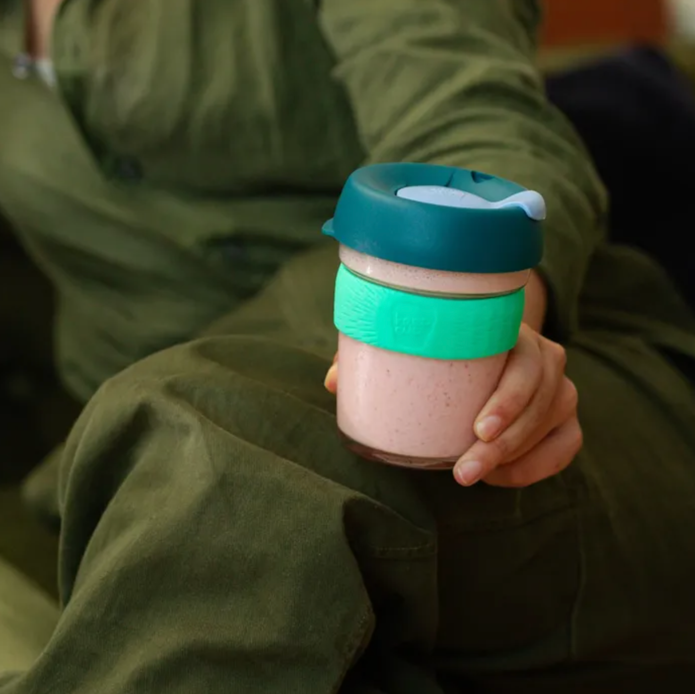 KeepCup Reusable Tempered Glass Brew Cup 12oz/340ml