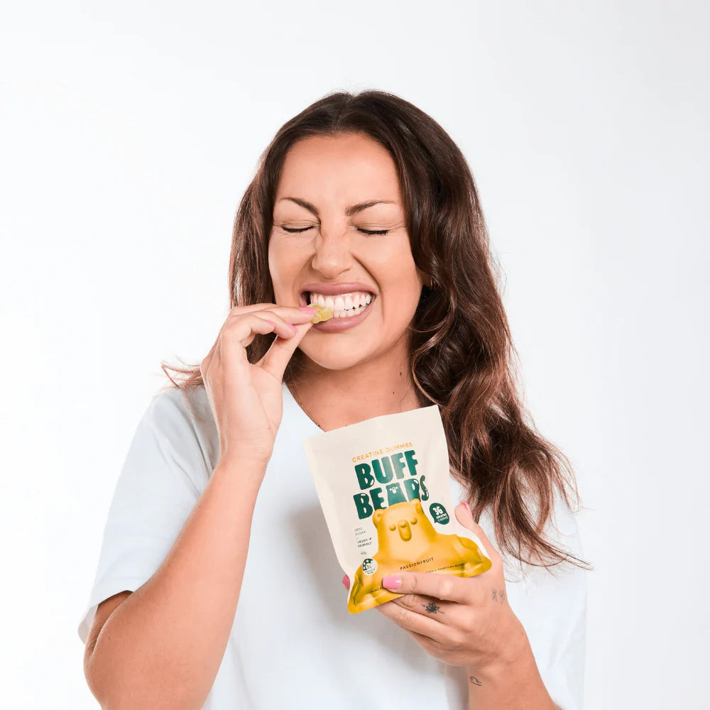 Buff Bears Creatine Gummies - Passionfruit 80gm