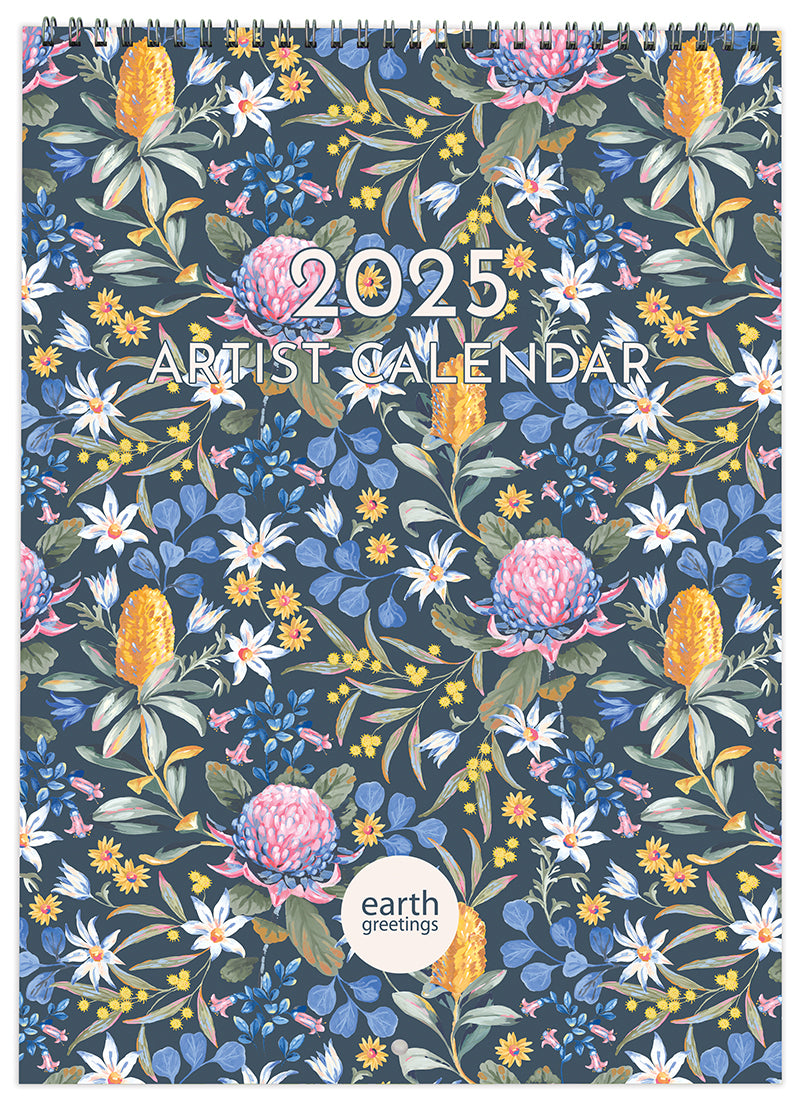 Earth Greetings Australian Artist Calendar 2025