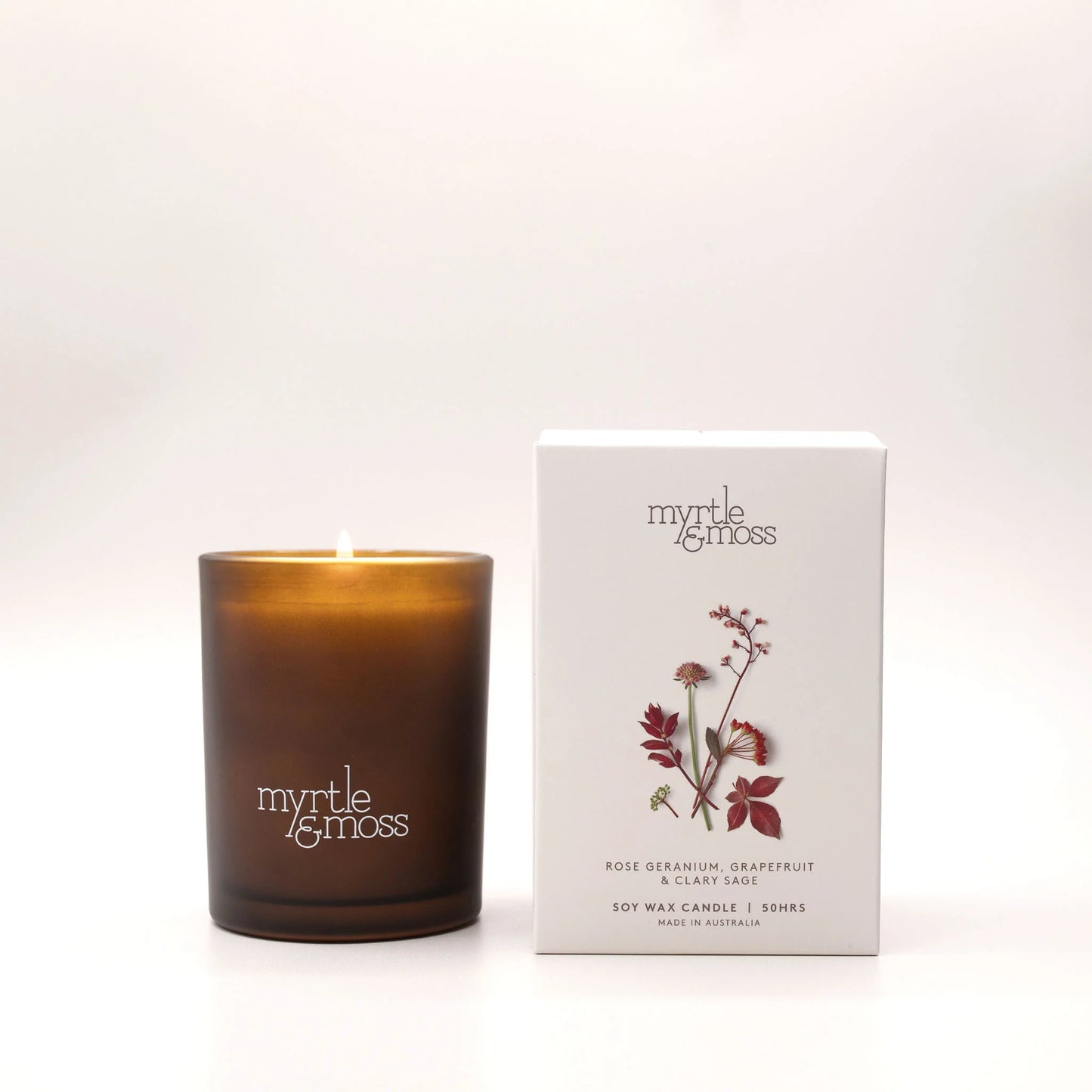 Myrtle & Moss Soy Wax Candle 50 Hours