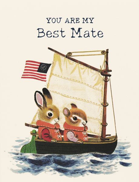 Richard Scarry Best Mate Greeting Card