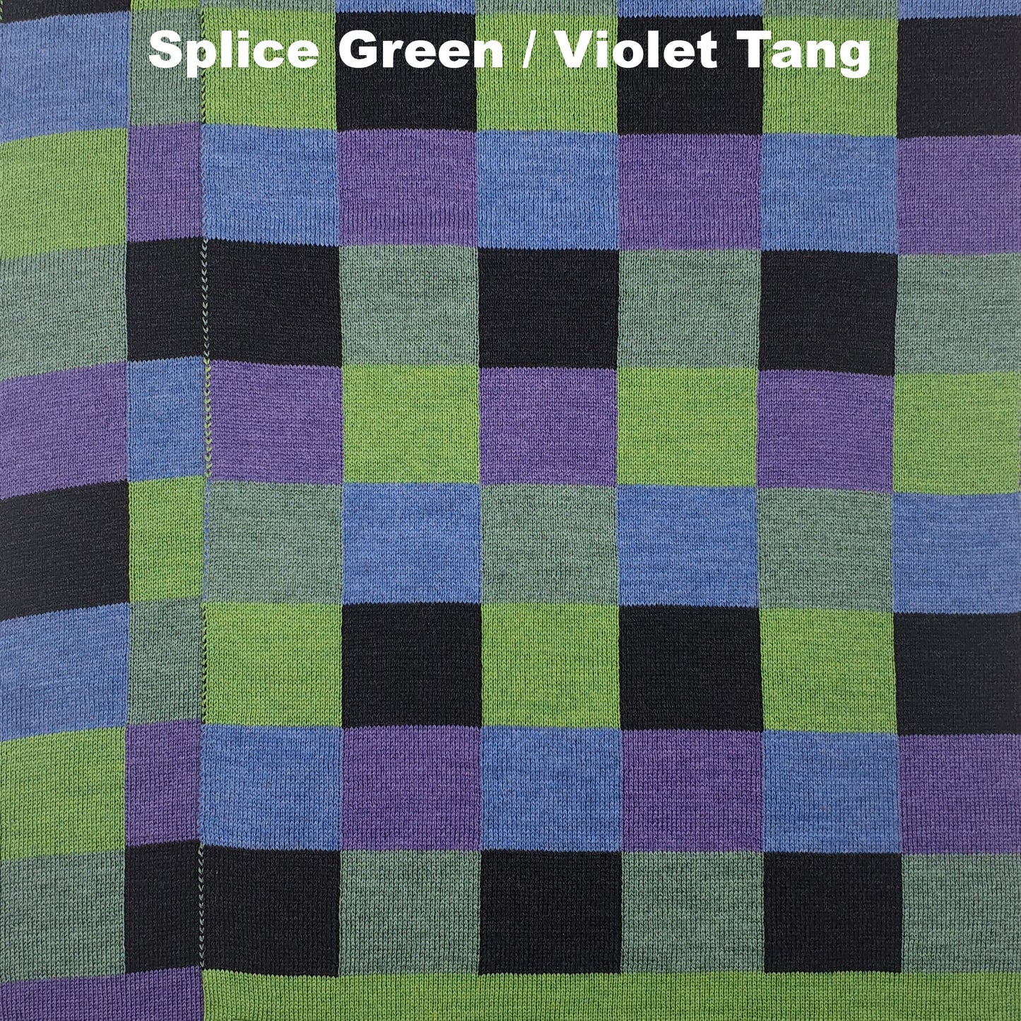 Otto & Spike Extra Fine Merino Checkered Past Scarf