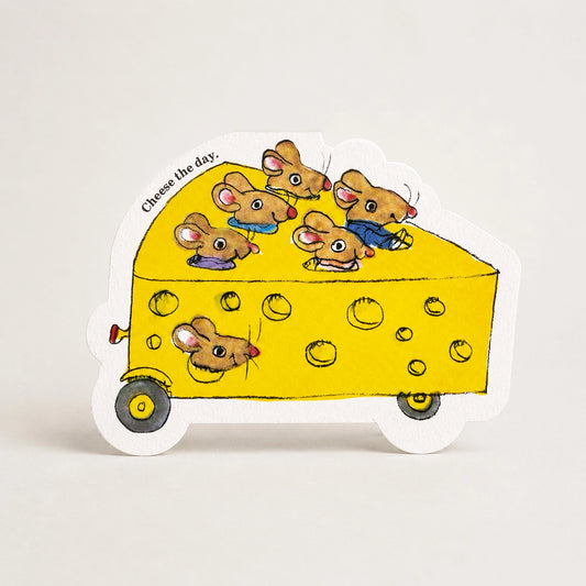 Richard Scarry Cheese Car Greeting Card
