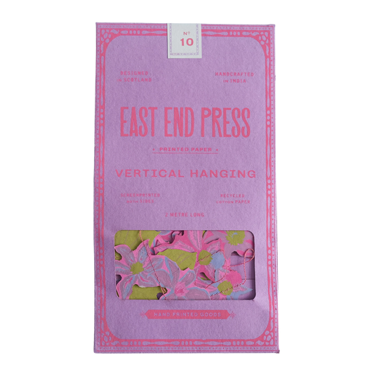 East End Press Vertical Clematis Floral Garland