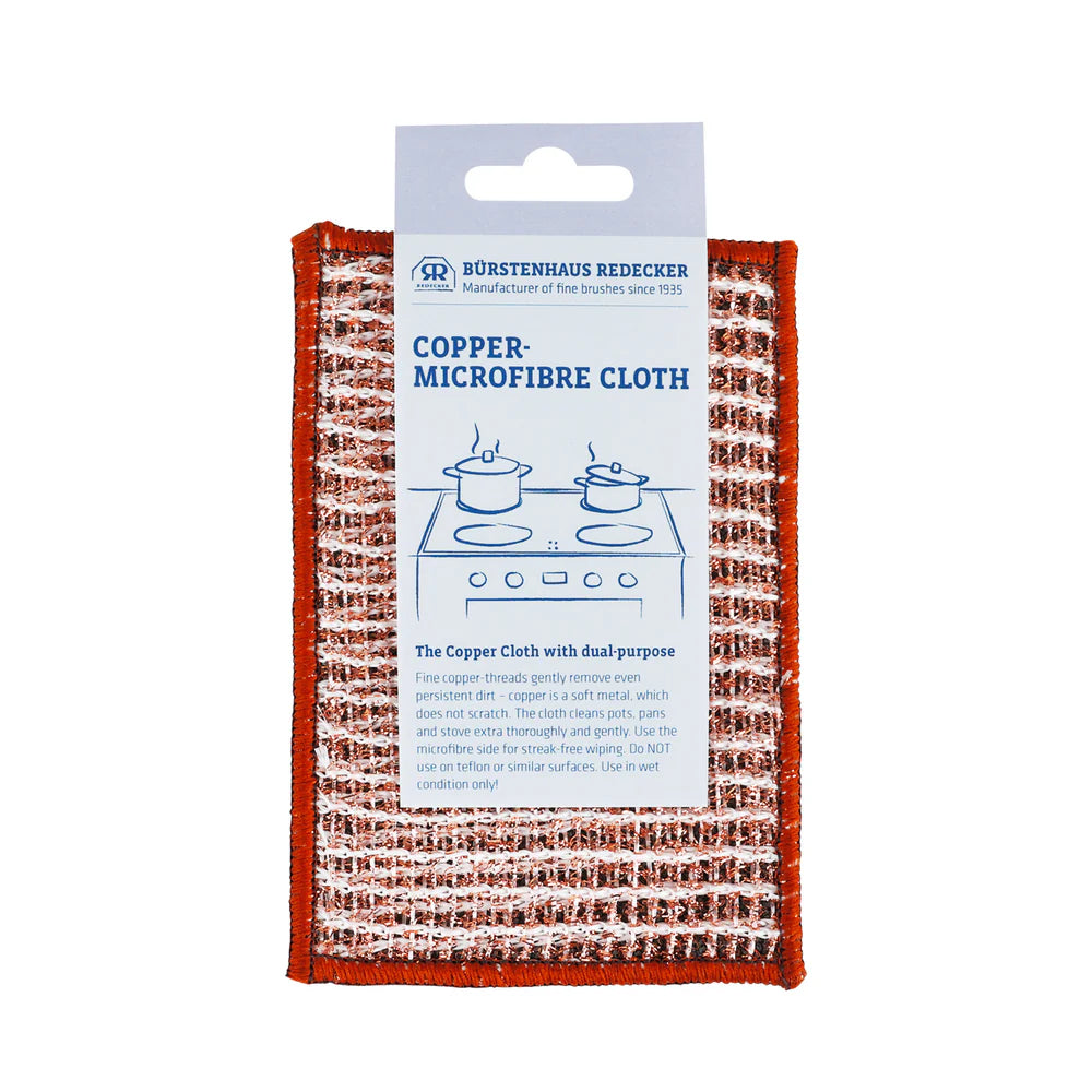 Redecker Copper Microfibre Cloth Grey