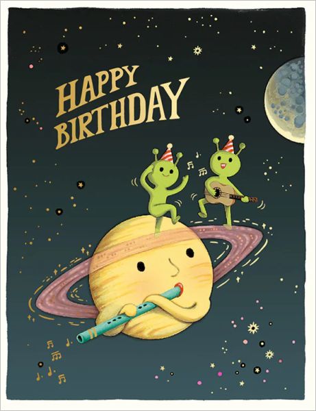 Cosmic Band Greeting Card