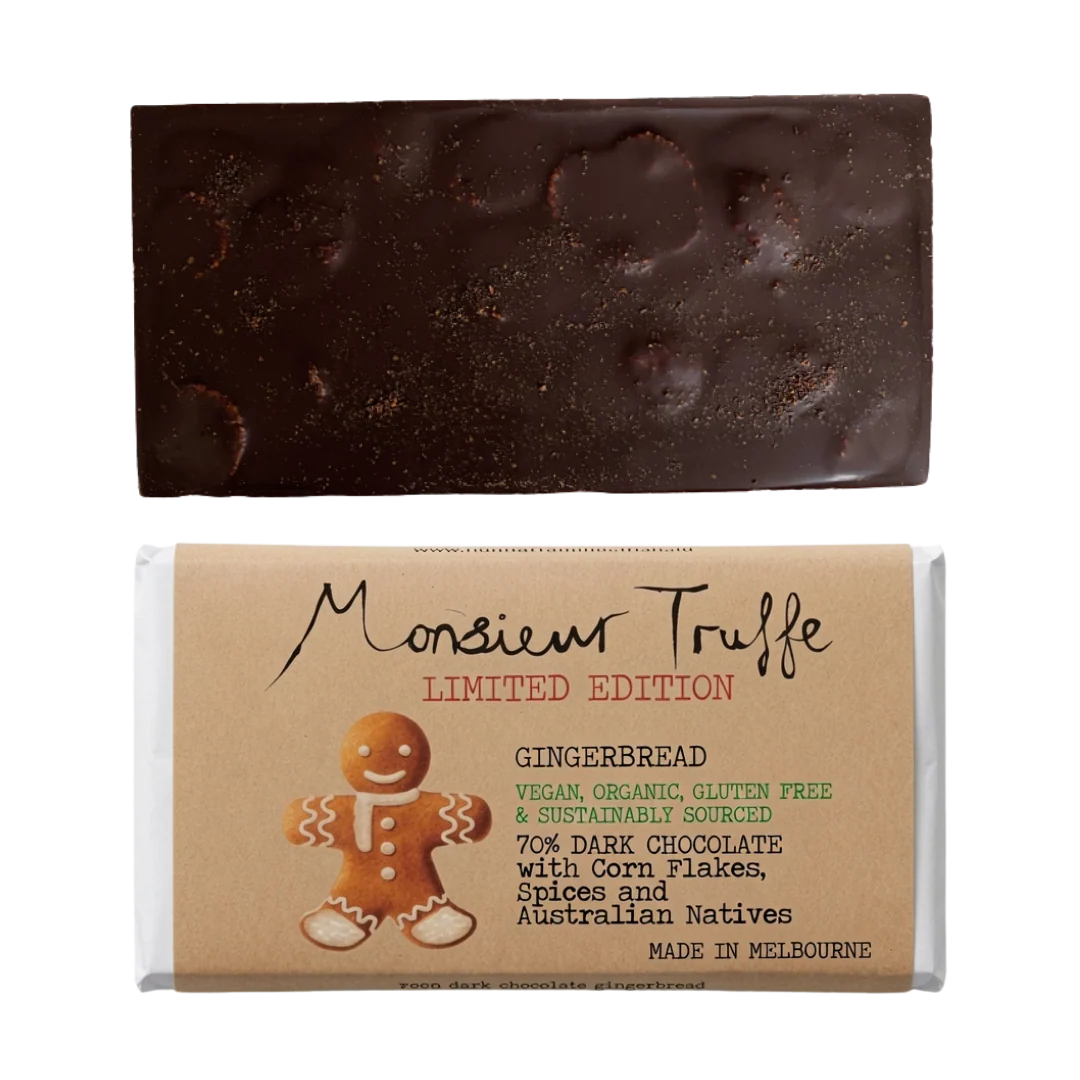 Monsieur Truffe 70% Dark Chocolate Limited Edition Gingerbread
