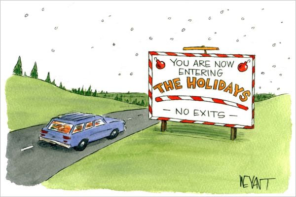 The New Yorker Entering the Holidays Greeting Card