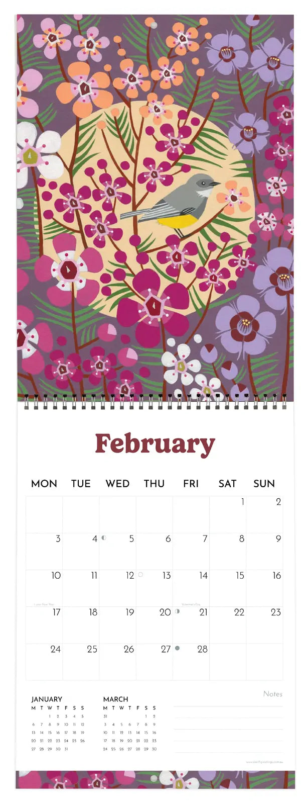 Earth Greetings Australian Artist Calendar 2027 - ARRIVES SEPTEMBER