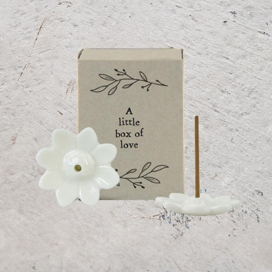 Ceramic Incense Holder - Little Box Of Love