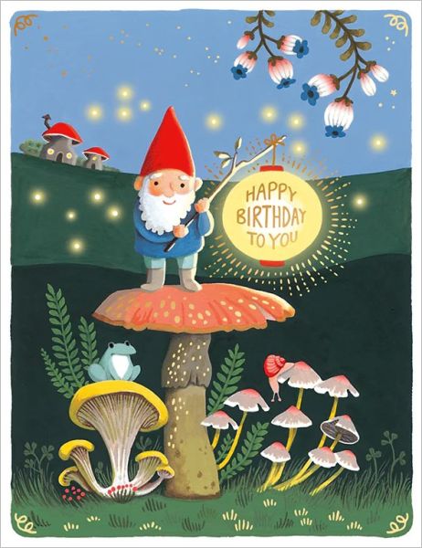 Gnome Birthday Greeting Card