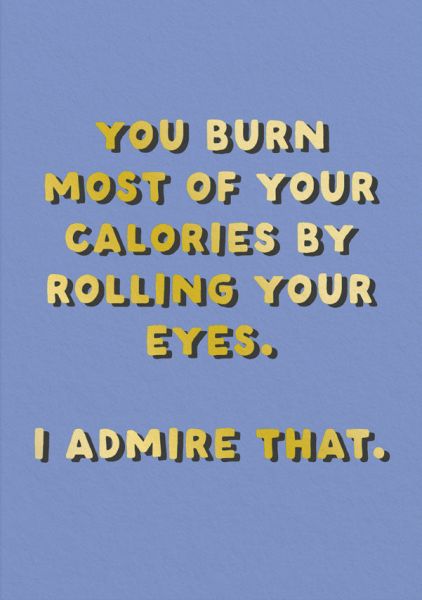 Rolling Your Eyes Greeting Card
