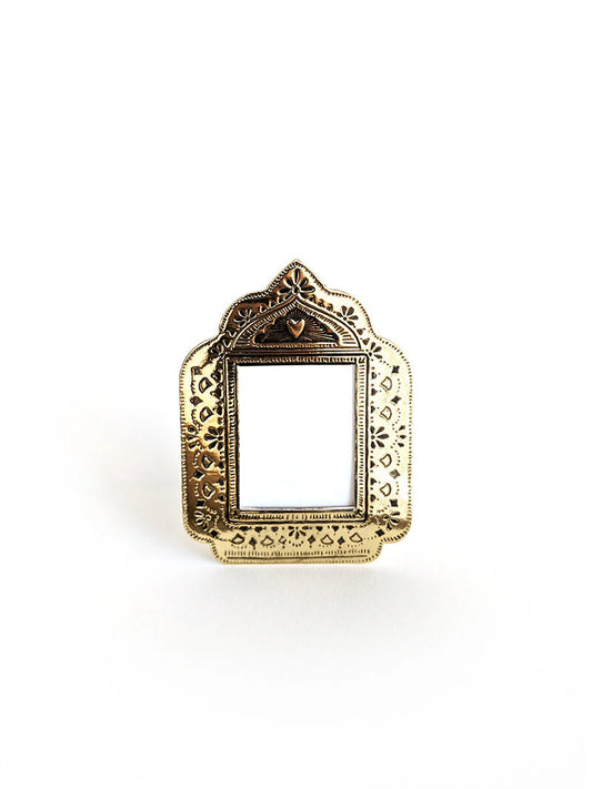 The Little Press Small Gold Faux Tin Frame