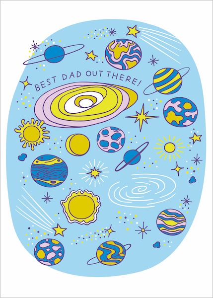 Best Dad Out There Greeting Card