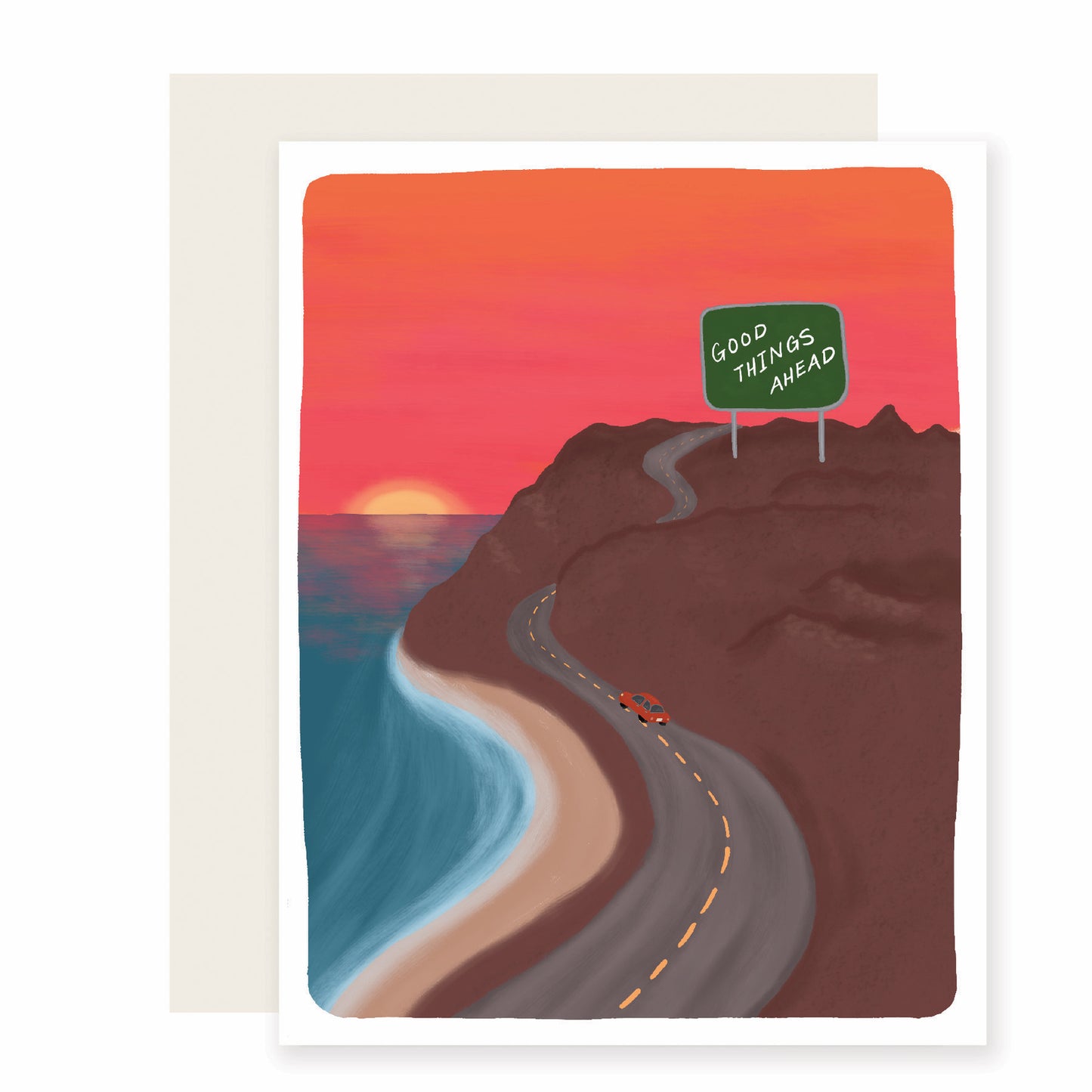 Good Things Ahead Greeting Card