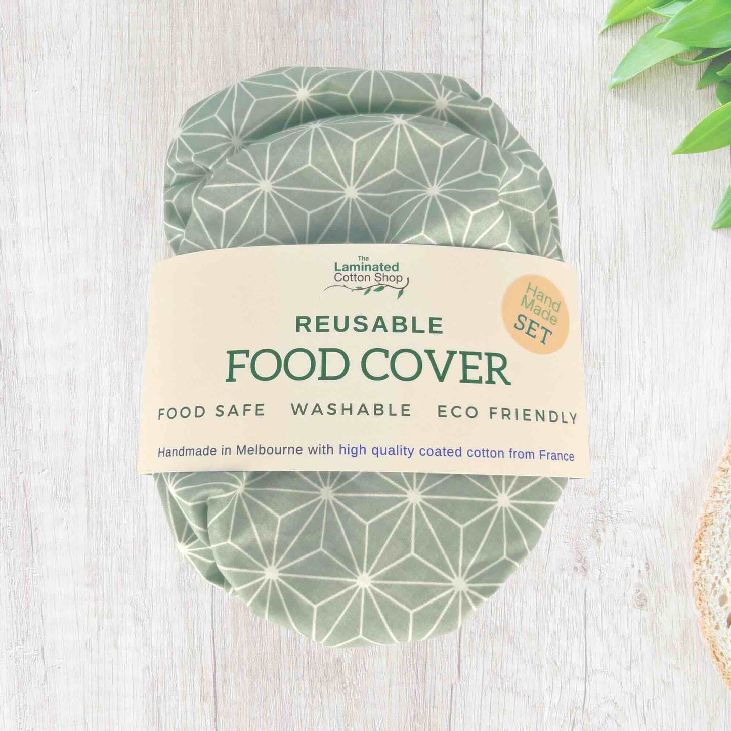 Laminated Cotton Food/Bowl Covers Set of 2