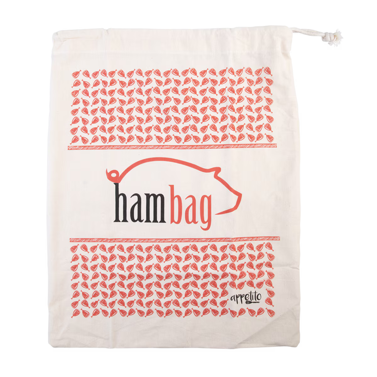 Appetito Cotton Food Storage Ham Bag