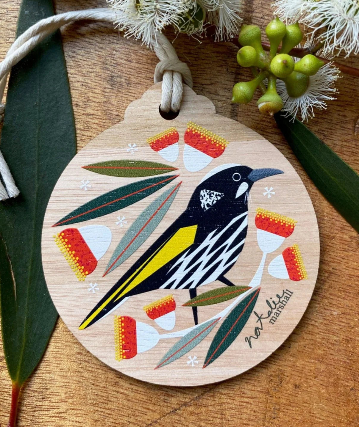 Hello Little Studio Australiana Timber Christmas Decoration