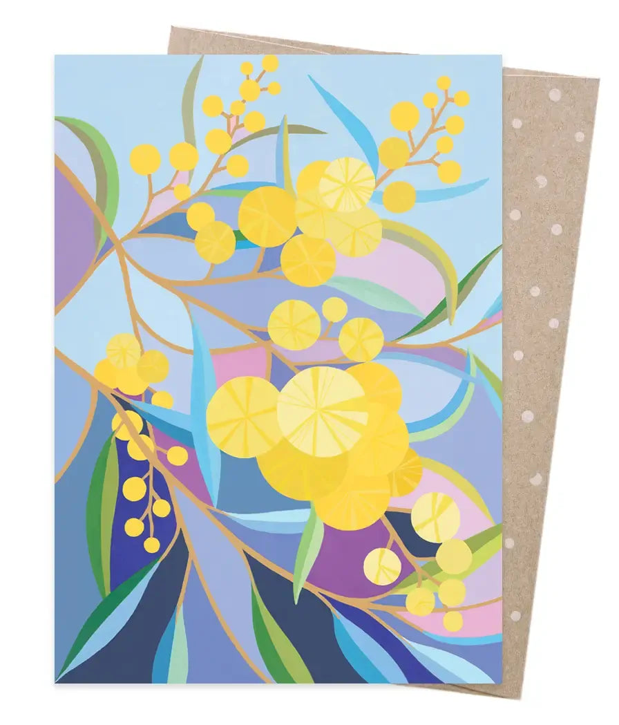 Earth Greetings Claire Ishino Wattle Walk Greeting Card