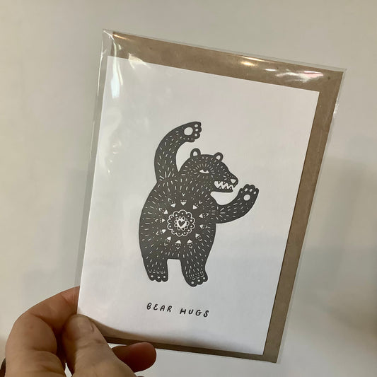 The Little Press Bear Hugs Greeting Card