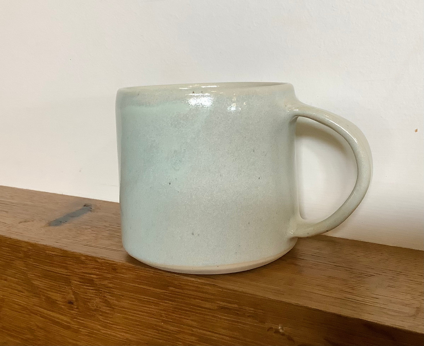 Lauren McQuade Teal Ceramic Mug with Handle