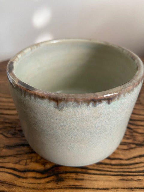 Lauren McQuade Ceramic Coffee Cup Teal