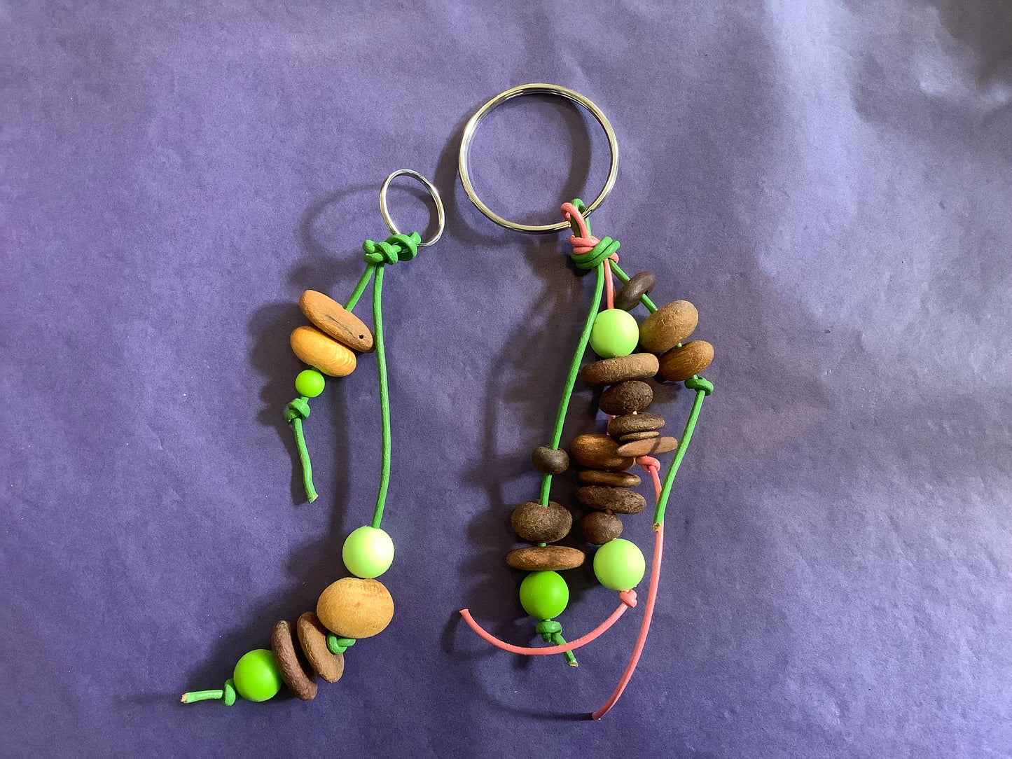 Recycled Timber Keyring Keychain