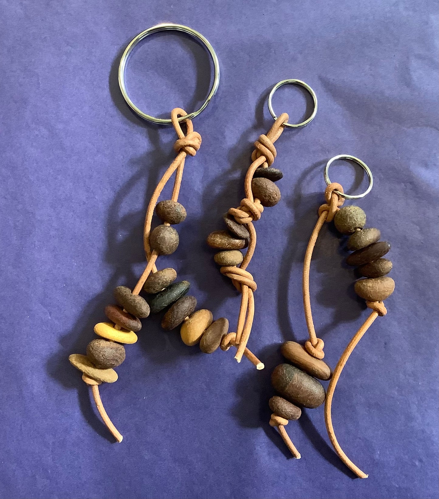 Recycled Timber Keyring Keychain