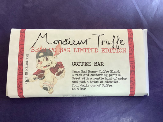 Monsieur Truffe Limited Edition 37% Coffee Milk Chocolate Bar