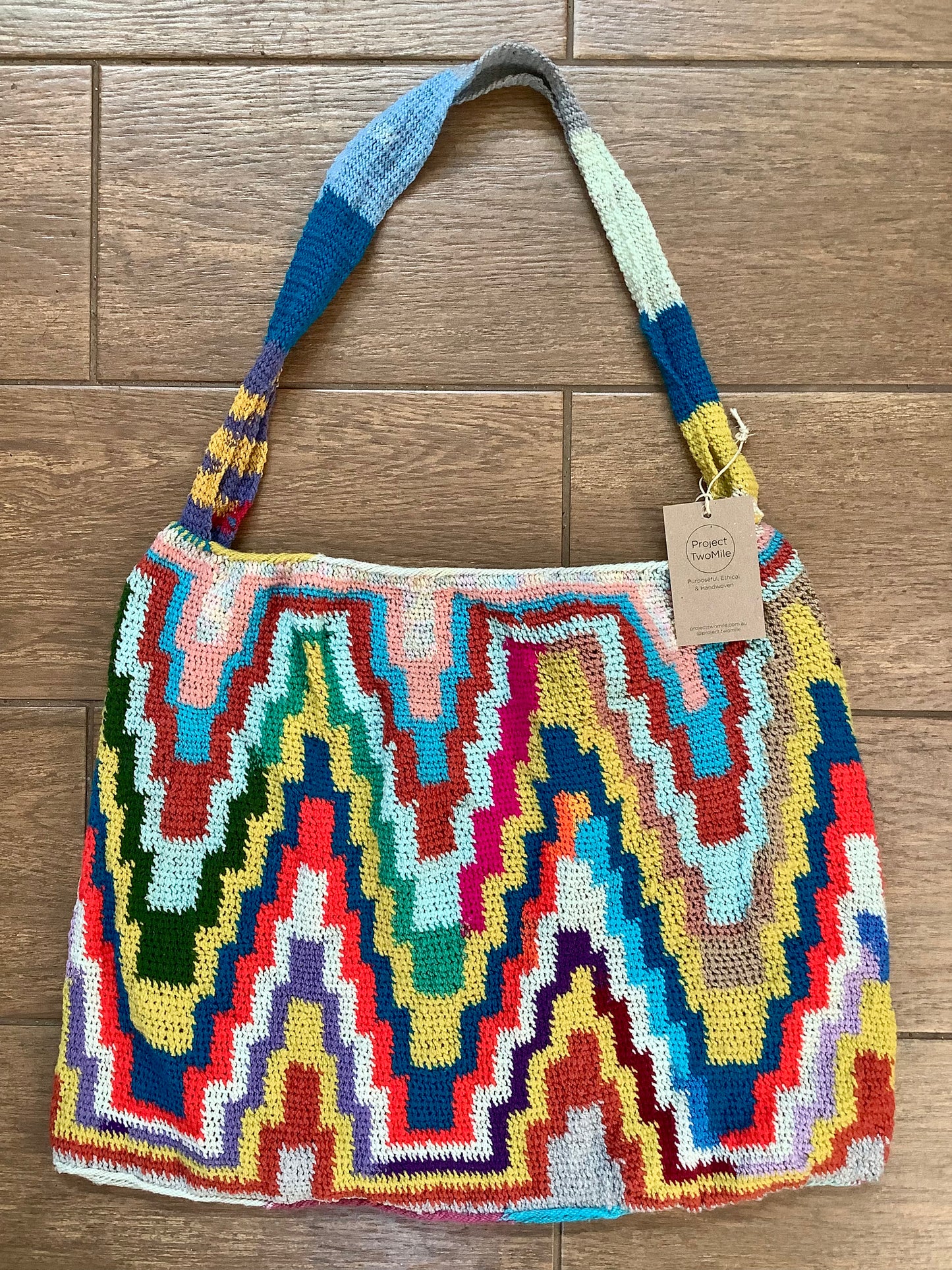 Project Two Mile Colourful Bilum Bag
