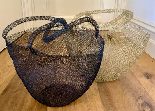 Handmade Wire Market & Tote Bags - 2 Colours