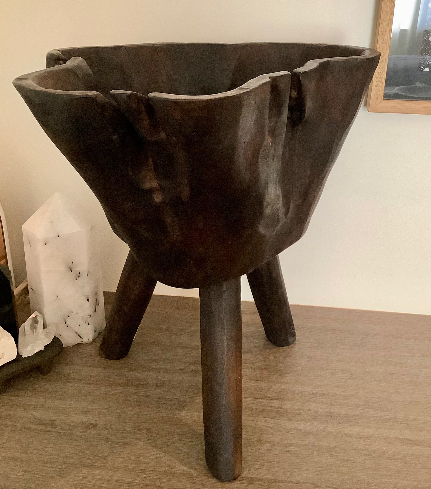 Timber 3 Legged Yakisugi Gelap Bowl - INSTORE ONLY