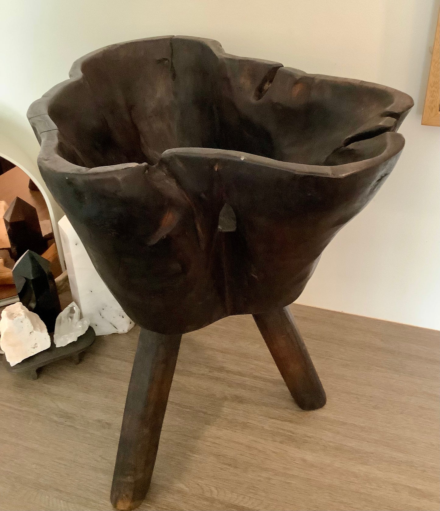 Timber 3 Legged Yakisugi Gelap Bowl - INSTORE ONLY
