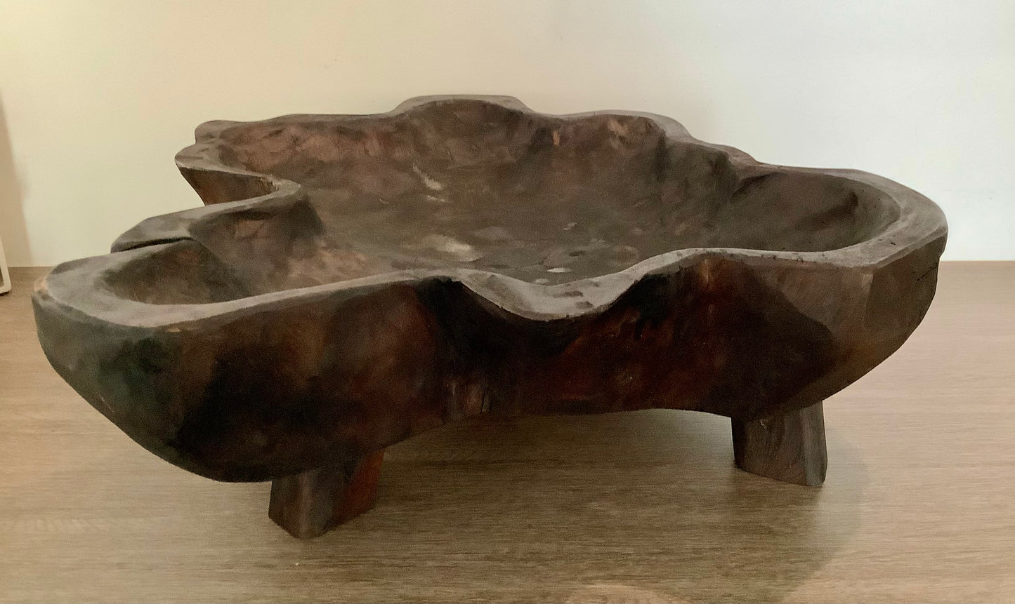 Laguna Teak Root 3 Legged Bowl - INSTORE ONLY
