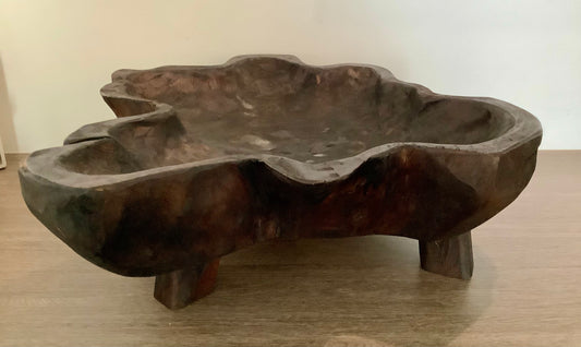 Laguna Teak Root 3 Legged Bowl - INSTORE ONLY