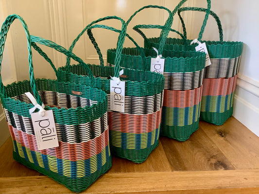 Pali Mira Project - Hand Woven Baskets - Stripe