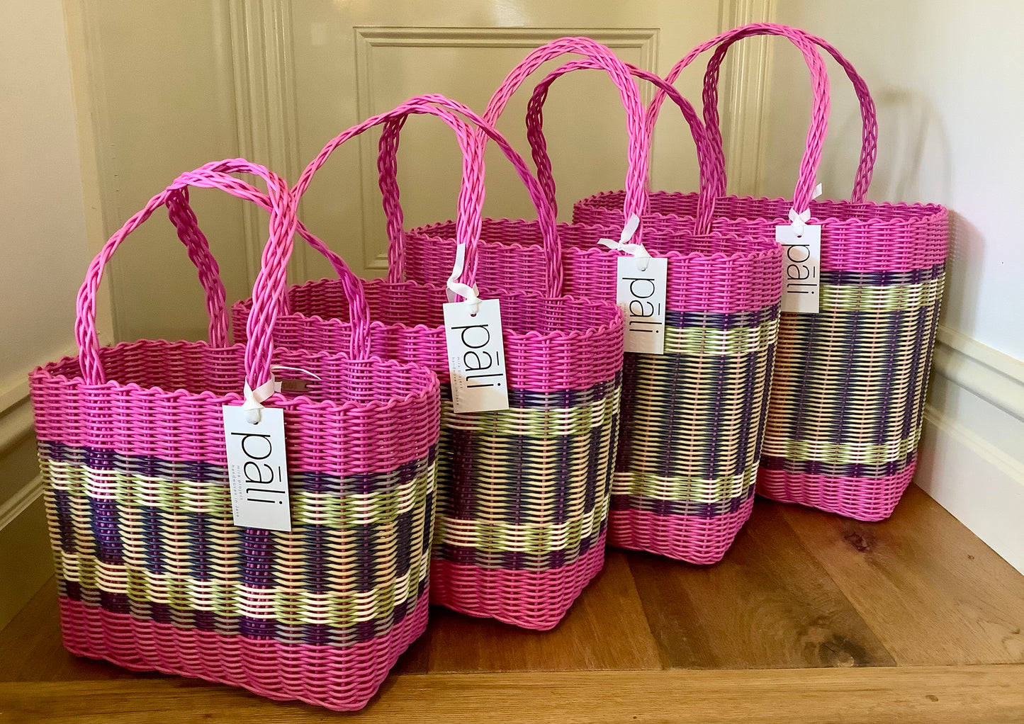 Pali Mira Project - Hand Woven Baskets - Stripe