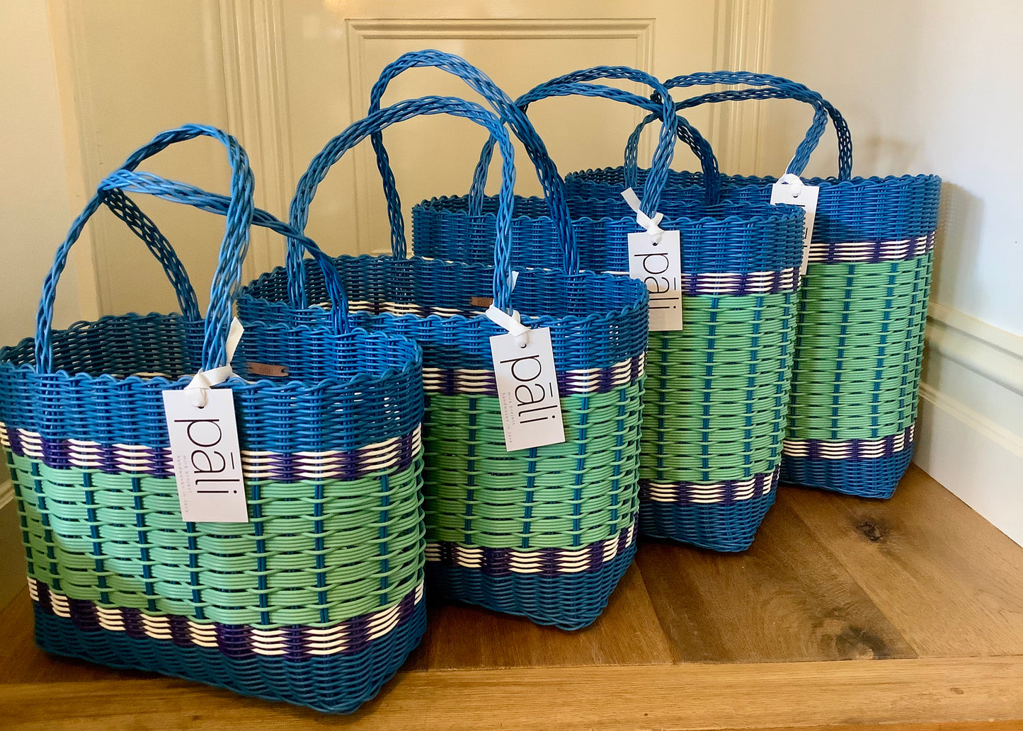 Pali Mira Project - Hand Woven Baskets - Stripe