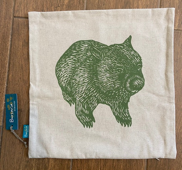 Bursaria Workshop Wombat Cushion Cover