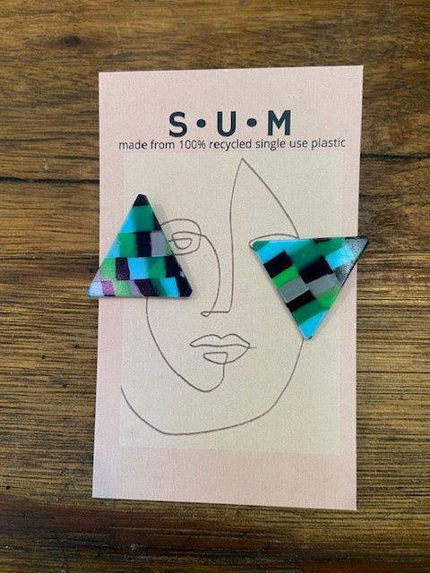 Singleuse Multiverse Recycled Single Use Plastic Earrings