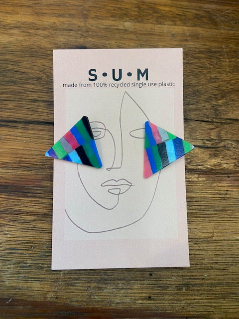 Singleuse Multiverse Recycled Single Use Plastic Earrings