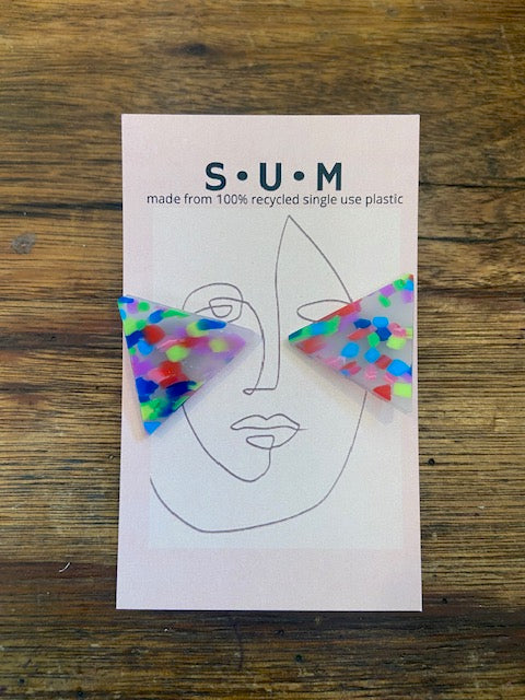 Singleuse Multiverse Recycled Single Use Plastic Earrings