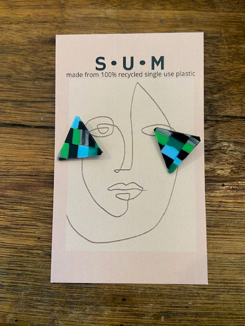 Singleuse Multiverse Recycled Single Use Plastic Earrings
