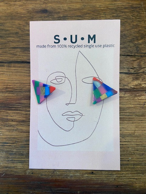Singleuse Multiverse Recycled Single Use Plastic Earrings