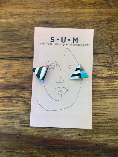 Singleuse Multiverse Recycled Single Use Plastic Earrings
