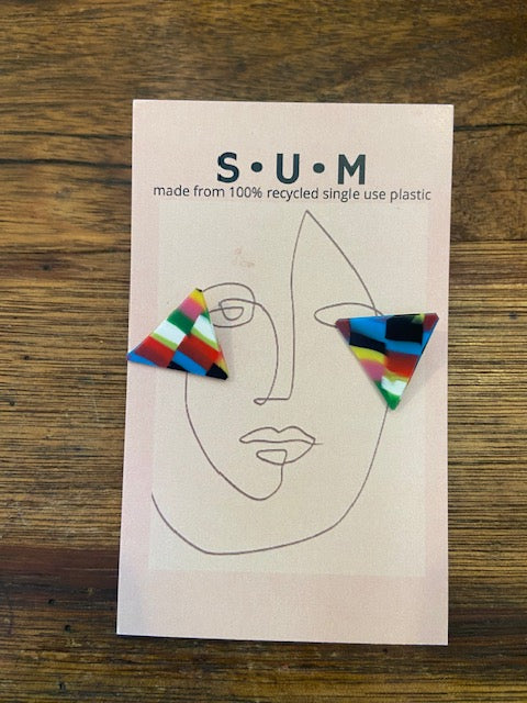 Singleuse Multiverse Recycled Single Use Plastic Earrings
